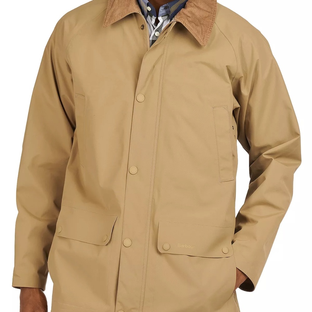 Barbour Bodell Waterproof Jacket - Size Medium - M - Stone
